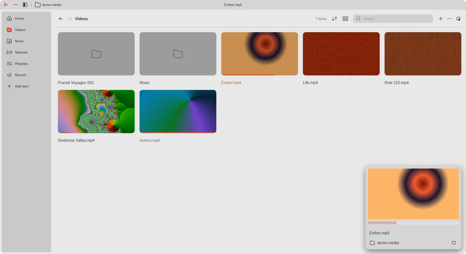 The library in the light theme